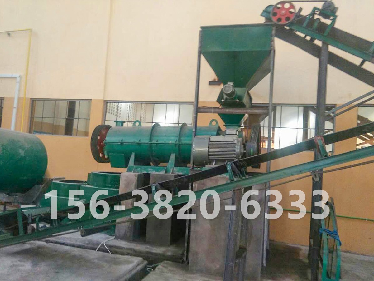 新型有機肥濕法造?，F(xiàn)場